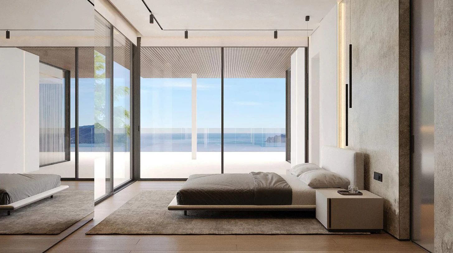 Villa de obra nueva con vistas al mar en venta en Sierra de Altea
