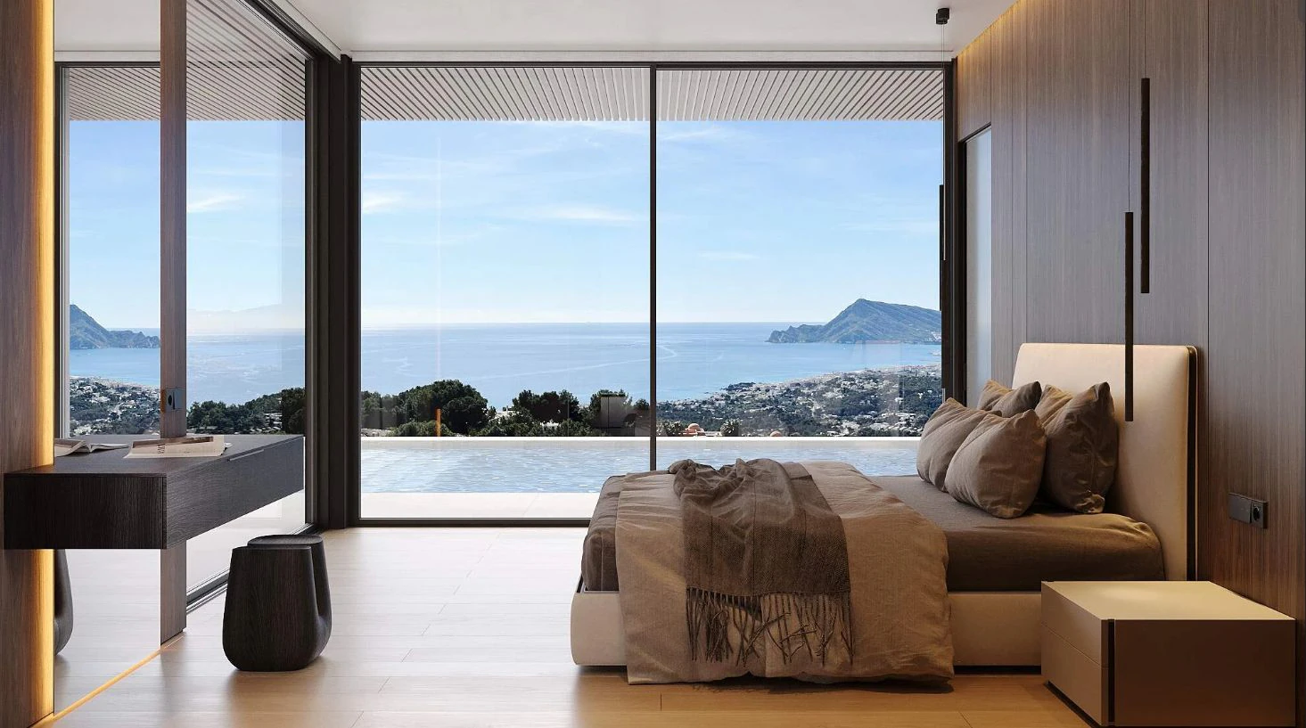 Villa de obra nueva con vistas al mar en venta en Sierra de Altea
