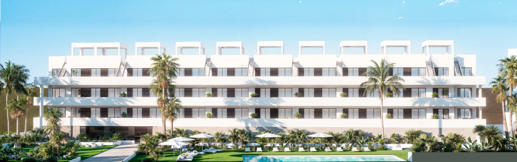 Espectacular apartamento moderno en Finestrat con piscina