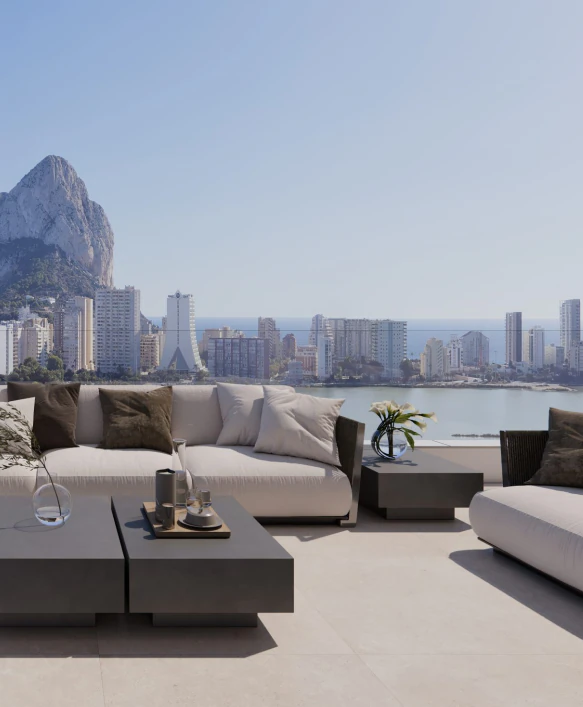 Apartamento de lujo en Calpe de 3 dormitorios