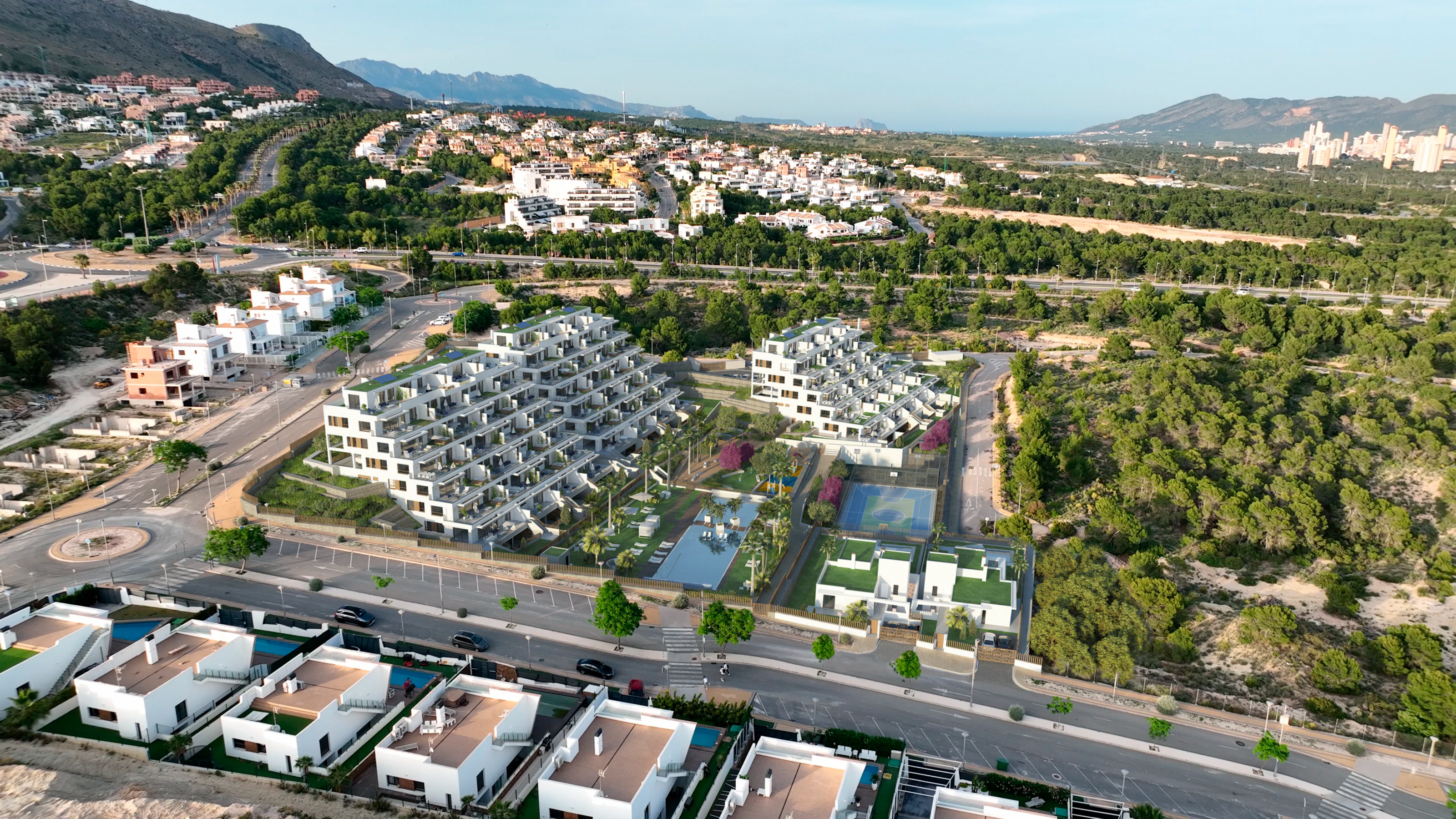 Apartamento Ático aterrazado con vistas al mar en Benidorm