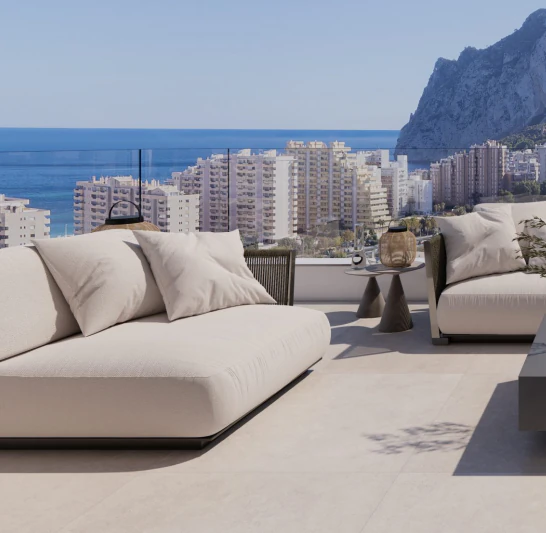 Apartamento de lujo en Calpe de 3 dormitorios