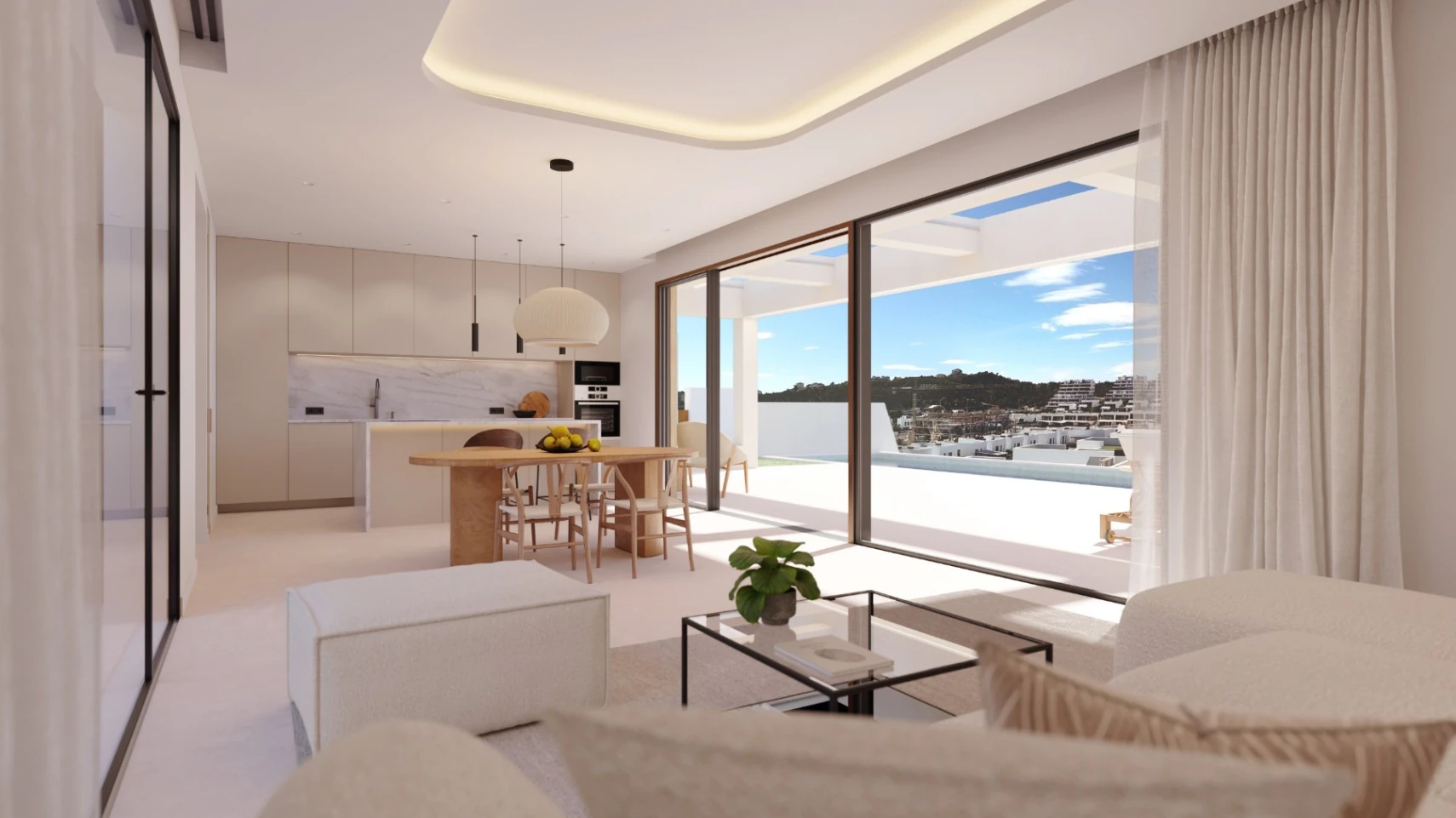 Villa independiente de una sola planta con diseño mediterráneo contemporáneo cerca de Benidorm