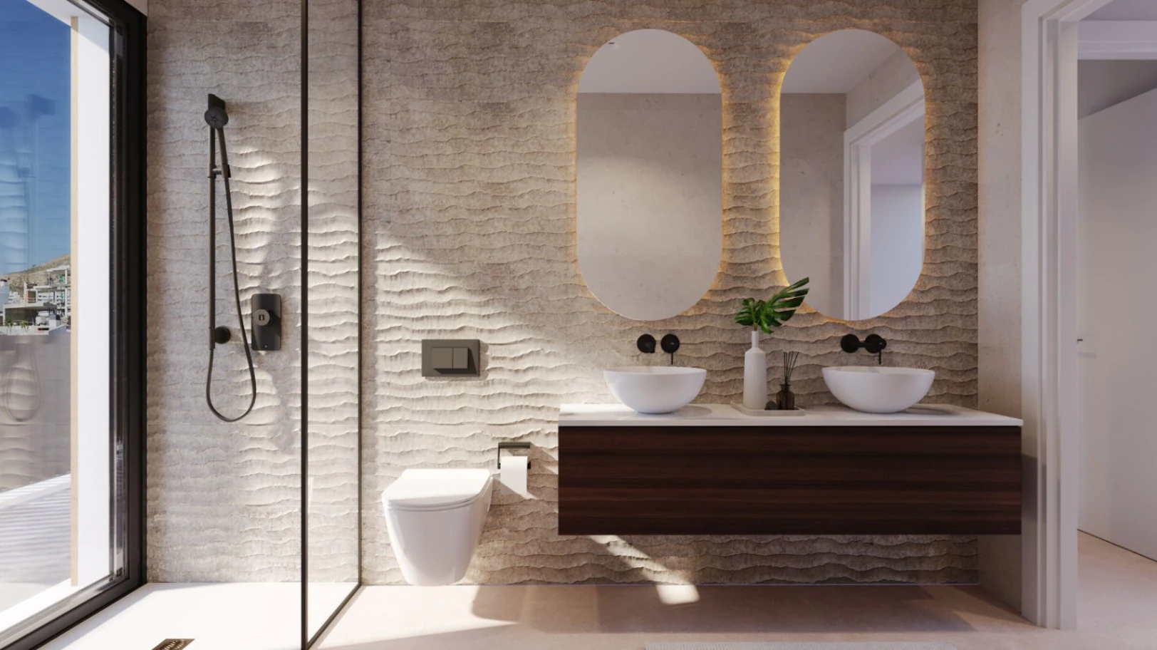 Villa independiente de una sola planta con diseño mediterráneo contemporáneo cerca de Benidorm