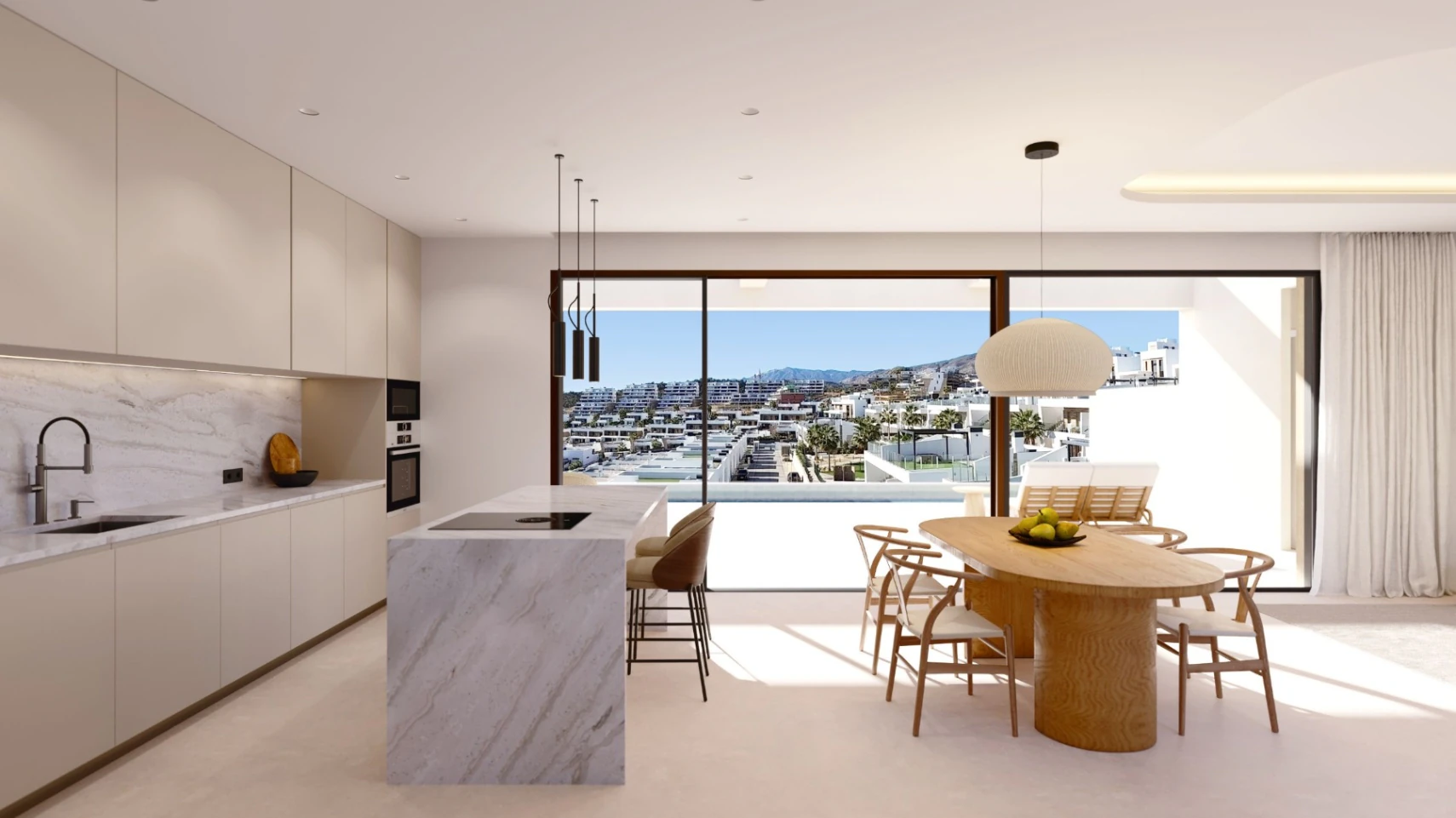 Villa independiente de una sola planta con diseño mediterráneo contemporáneo cerca de Benidorm