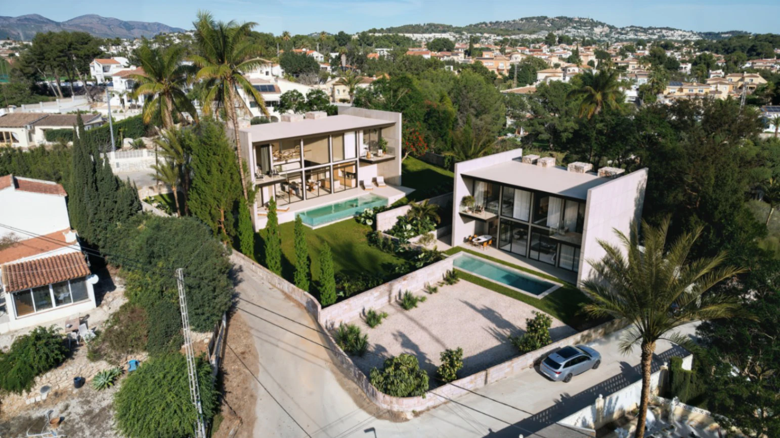 Villa Moderna con Vistas al Peñón de Ifach y Piscina Privada en Calpe