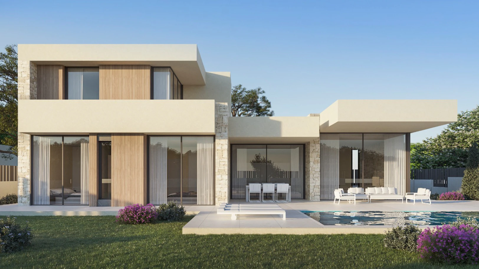 Luxe hedendaagse villa te koop in Dénia – Mediterraan ontwerp en privézwembad in Luxury Village Dénia