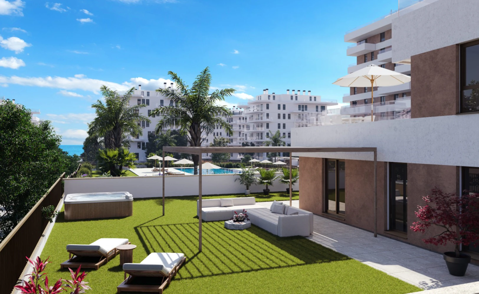 Apartamento de 2 dormitorios en Villajoyosa a pie de playa