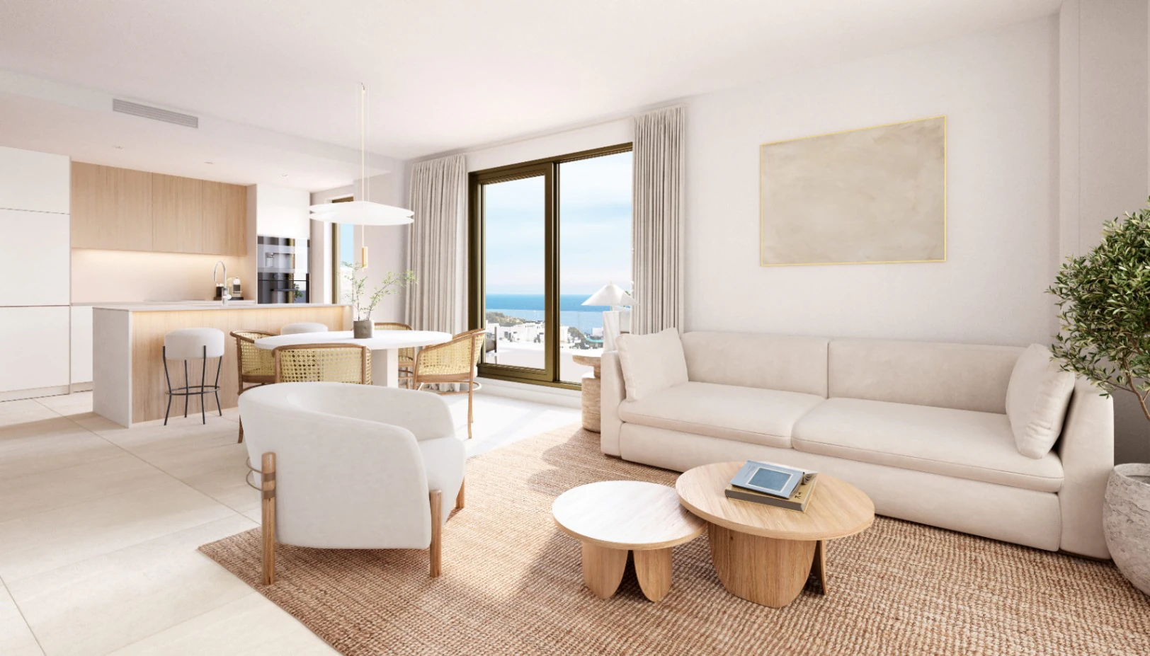 Apartamento de 2 dormitorios en Villajoyosa a pie de playa