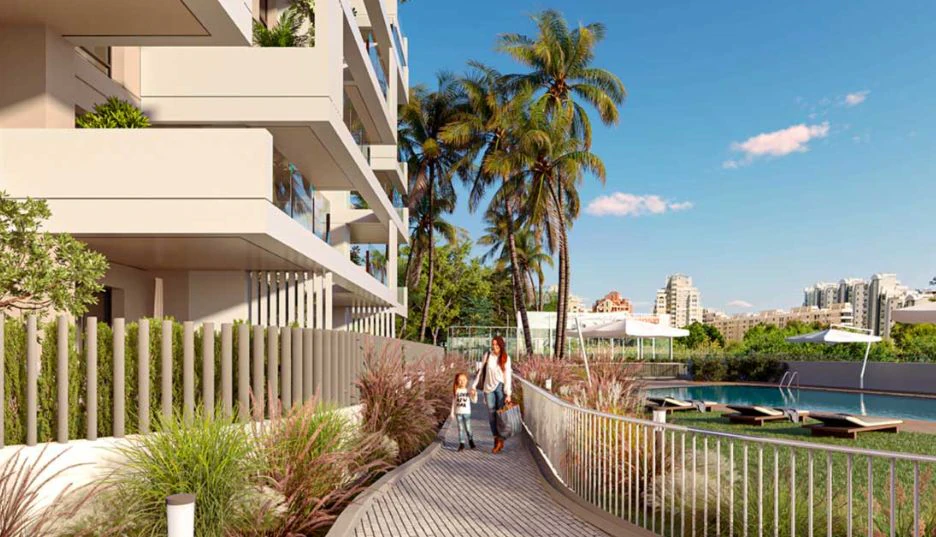 Apartamento en venta en Calpe con 3 dormitorios y piscina