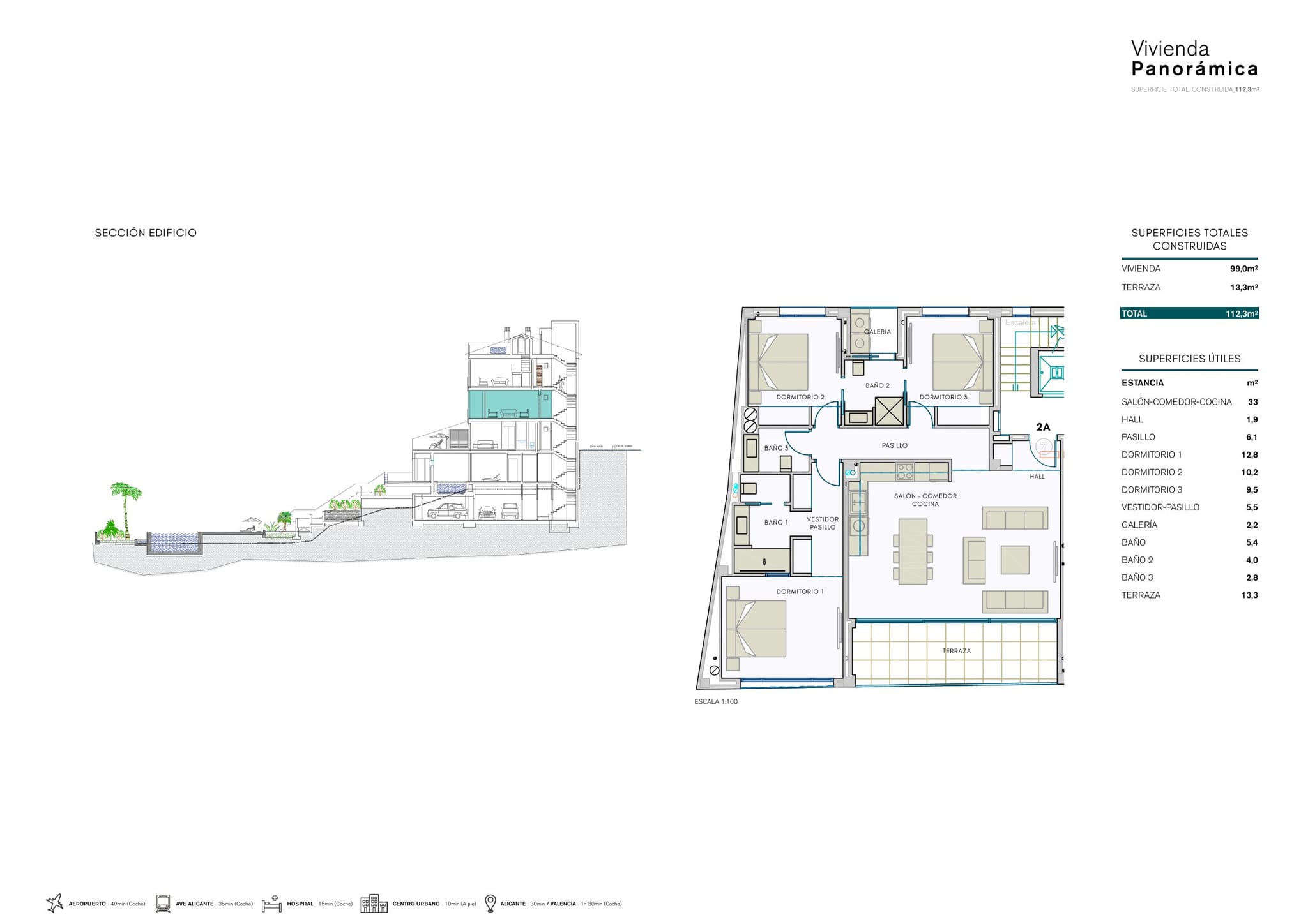APARTAMENTO DE LUJO EN PRIMERA LÍNEA DE MAR EN VILLAJOYOSA – ALICANTE