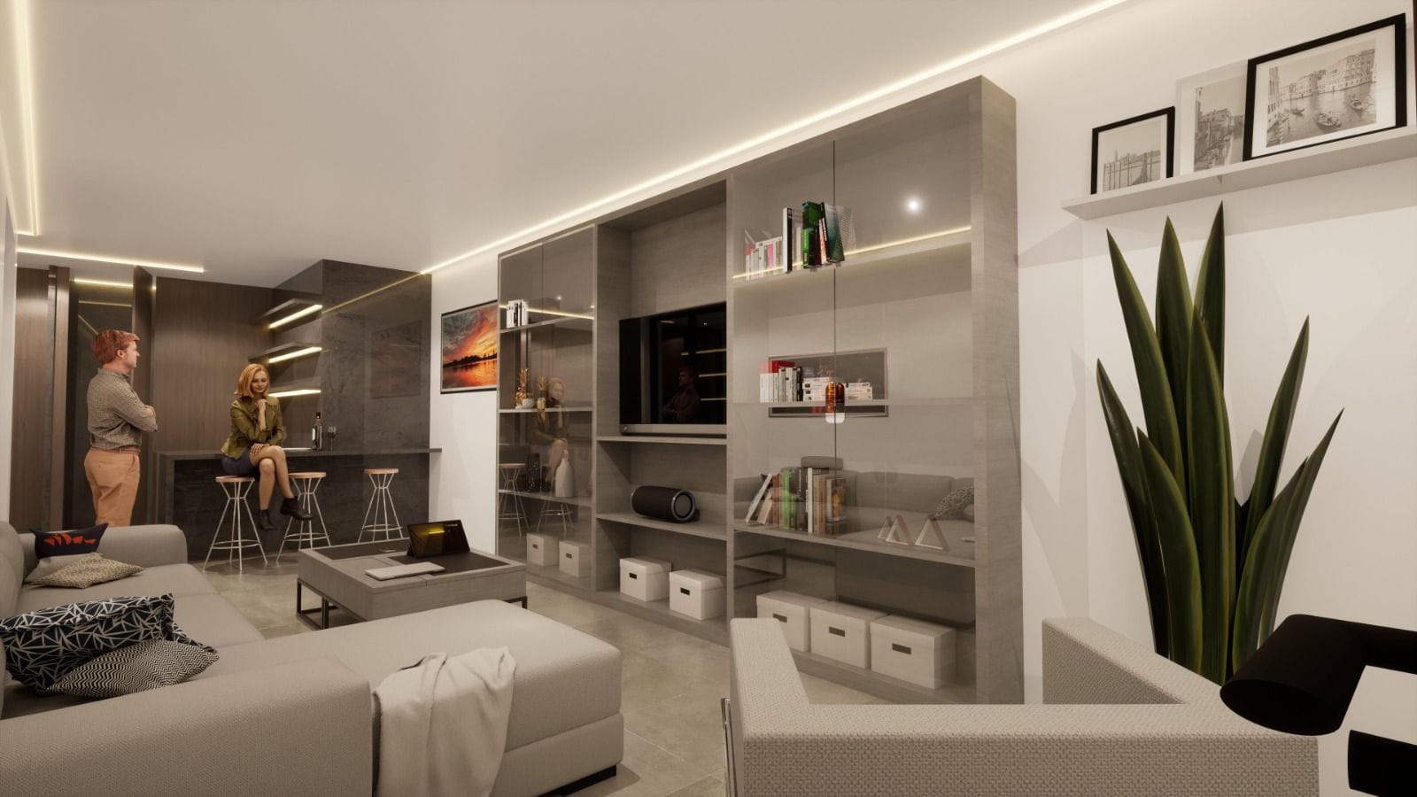 Adosado moderno de nueva construcción en el corazón de Calpe