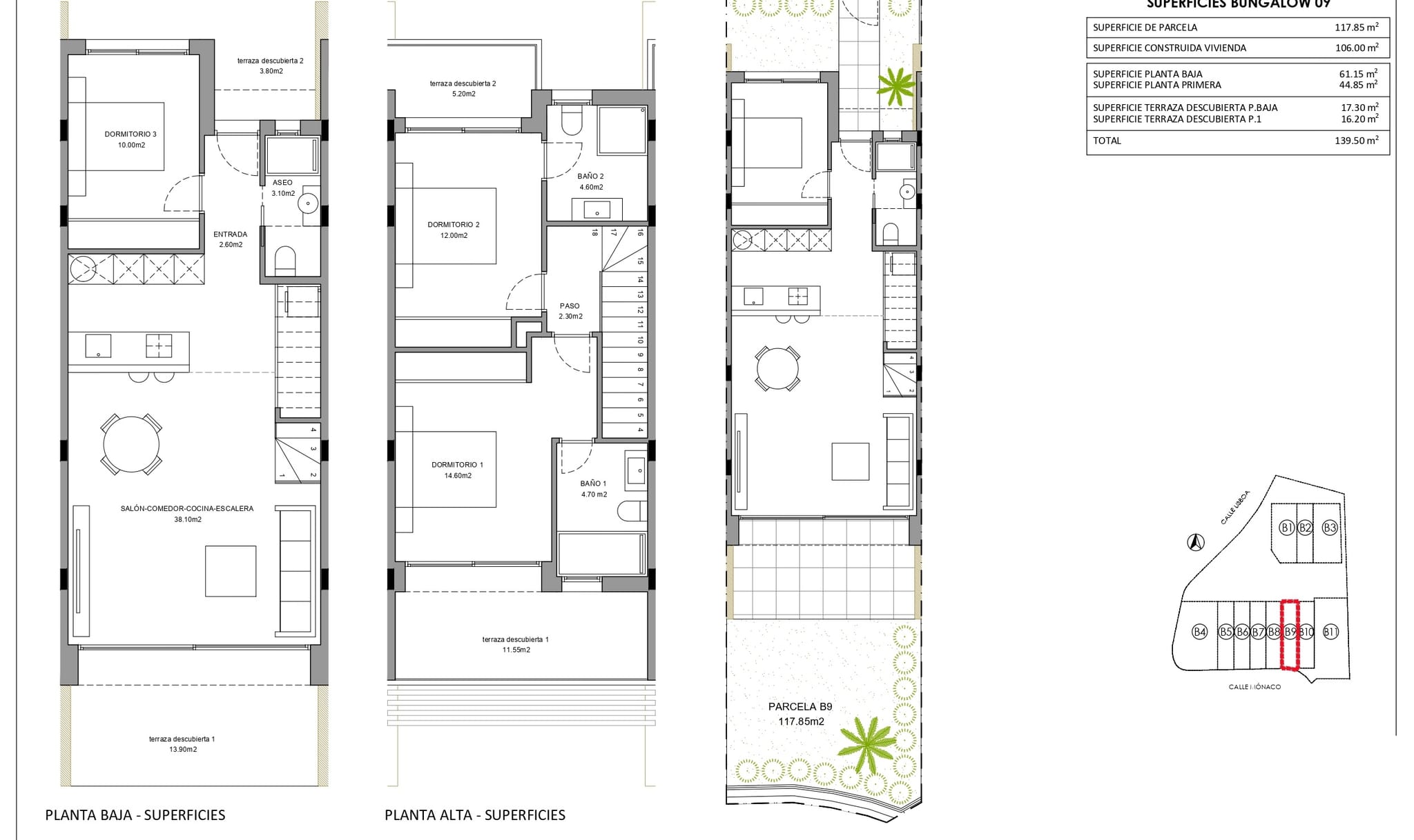 EN VENTA:  ADOSADOS DE OBRA NUEVA EN FINESTRAT A 3KM DEL MAR