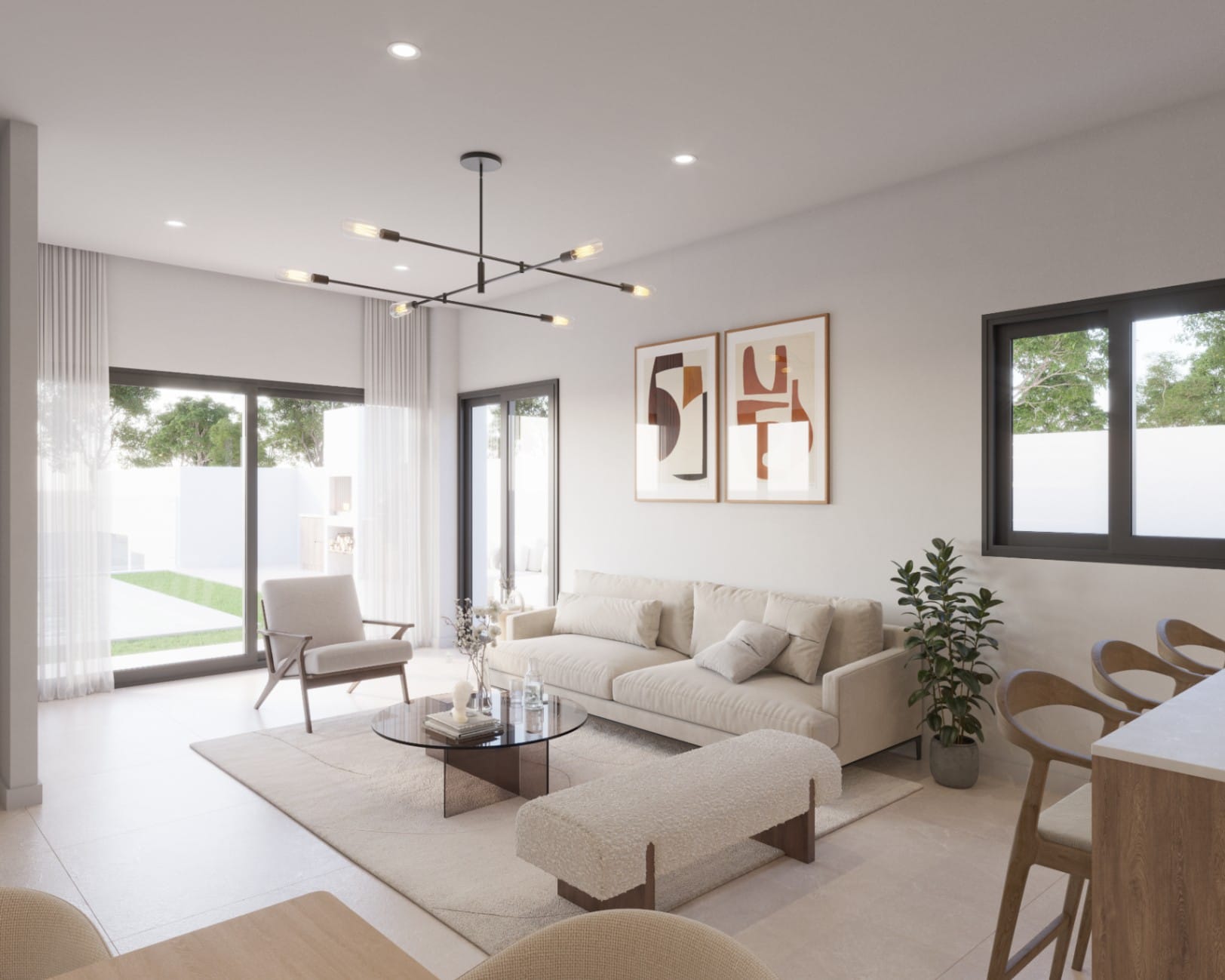 VILLA MODERNA EN CONSTRUCCIÓN CON VISTAS ABIERTAS EN POLOP