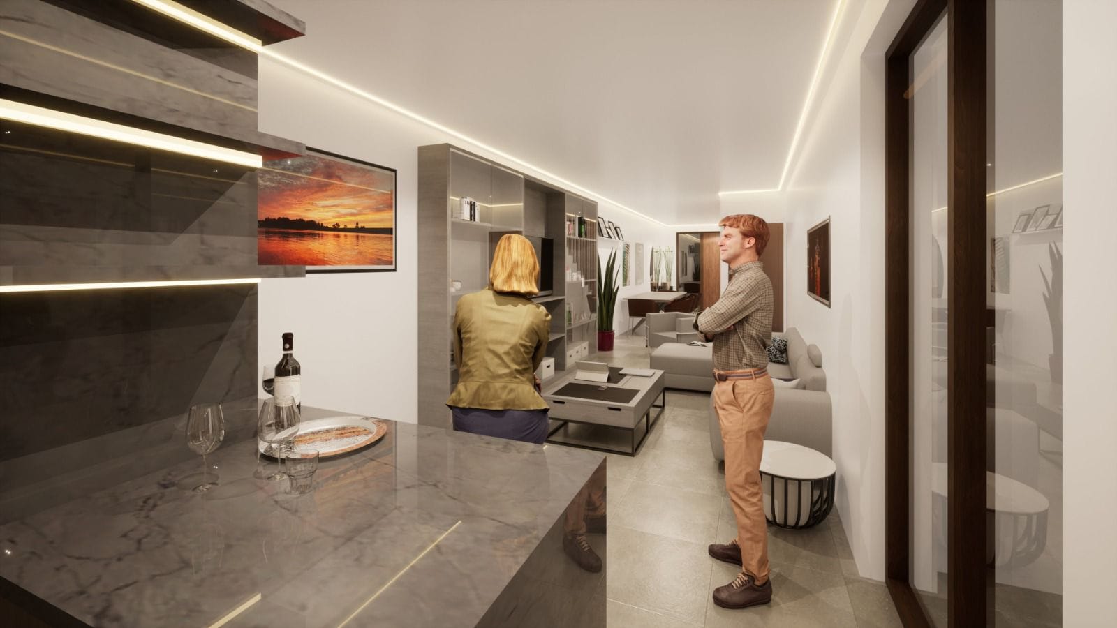 Adosado moderno de nueva construcción en el corazón de Calpe
