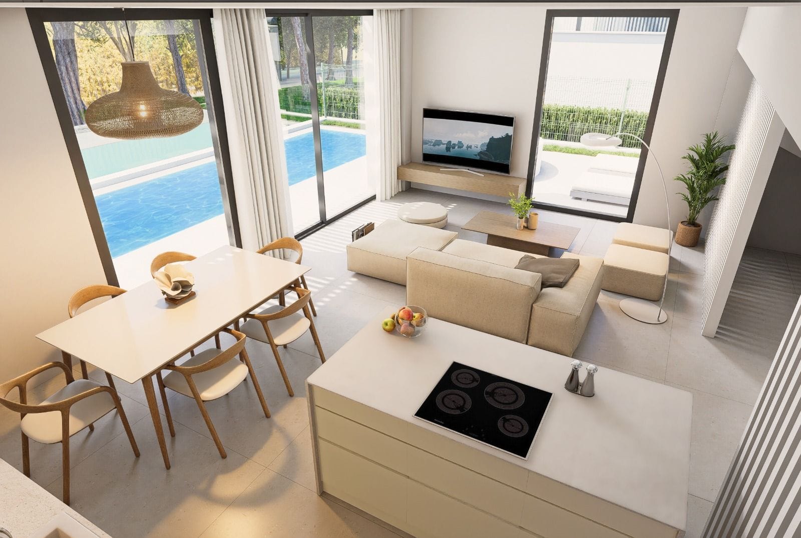 Residencial de obra nueva de villas de lujo en Finestrat