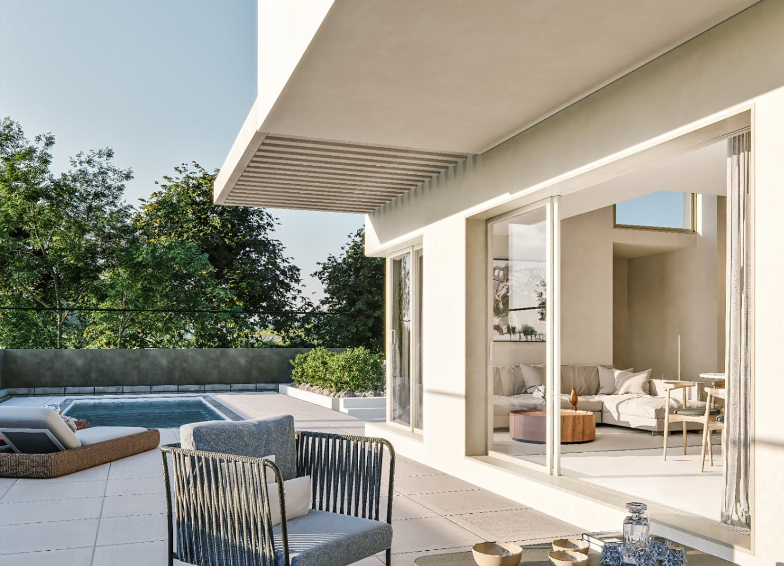 Residencial de obra nueva de villas de lujo en Finestrat