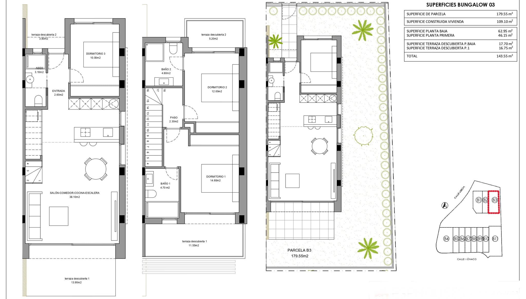 EN VENTA:  ADOSADOS DE OBRA NUEVA EN FINESTRAT A 3KM DEL MAR