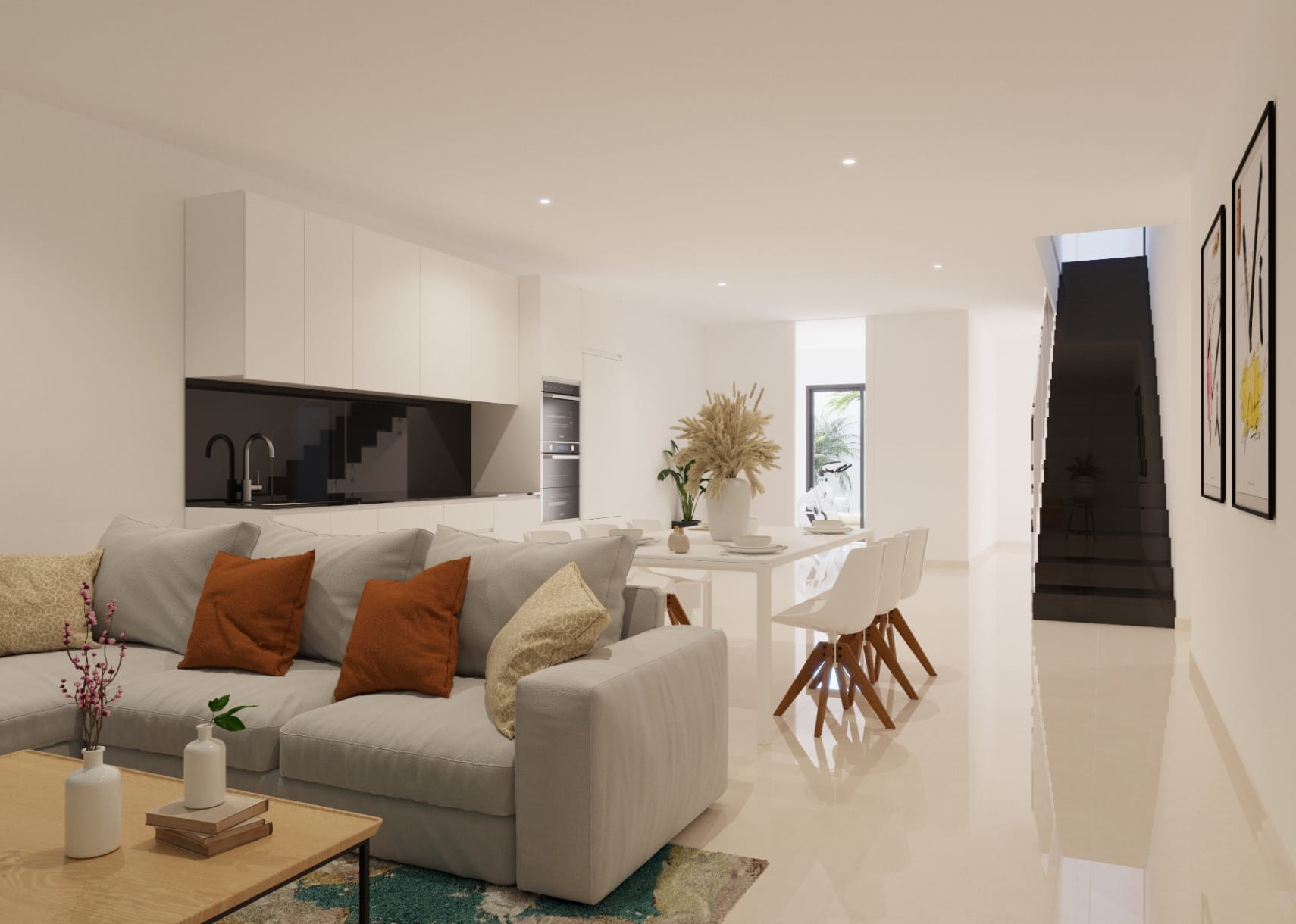 Se vende villa de lujo con vistas al mar en complejo de 12 villas independientes en Finestrat