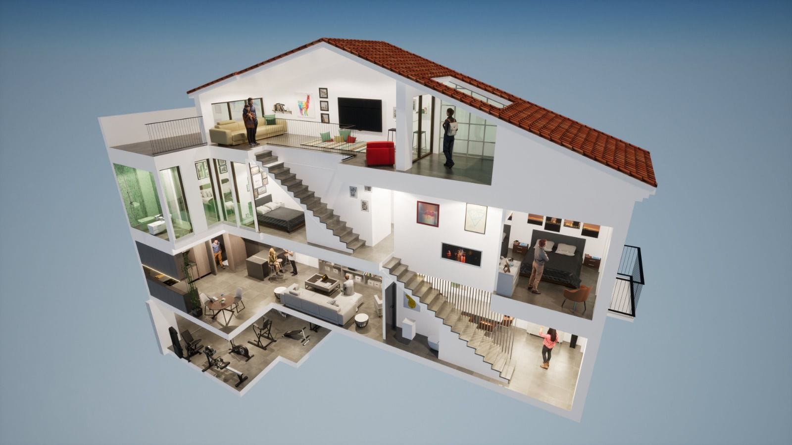 Adosado moderno de nueva construcción en el corazón de Calpe