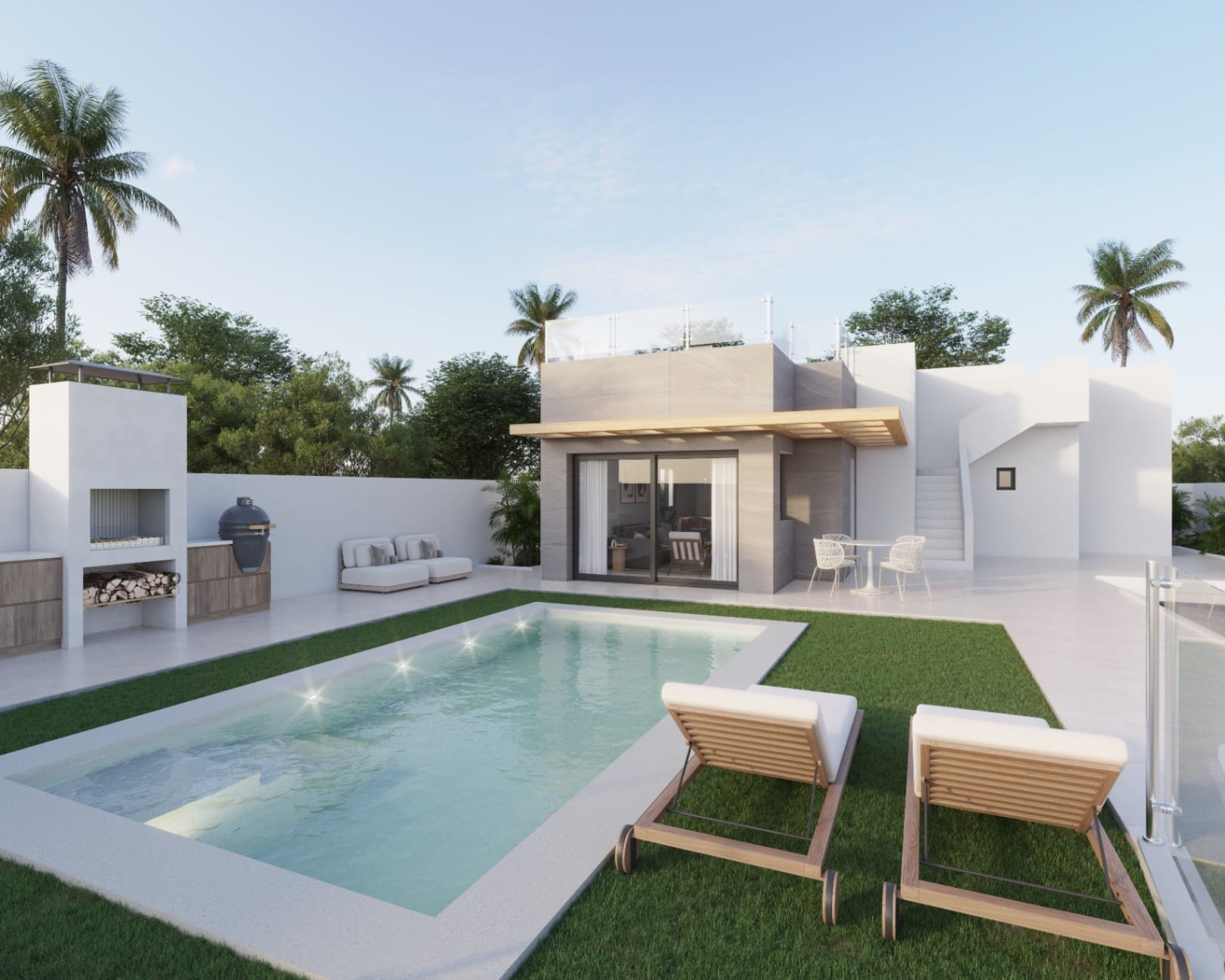 VILLA MODERNA EN CONSTRUCCIÓN CON VISTAS ABIERTAS EN POLOP
