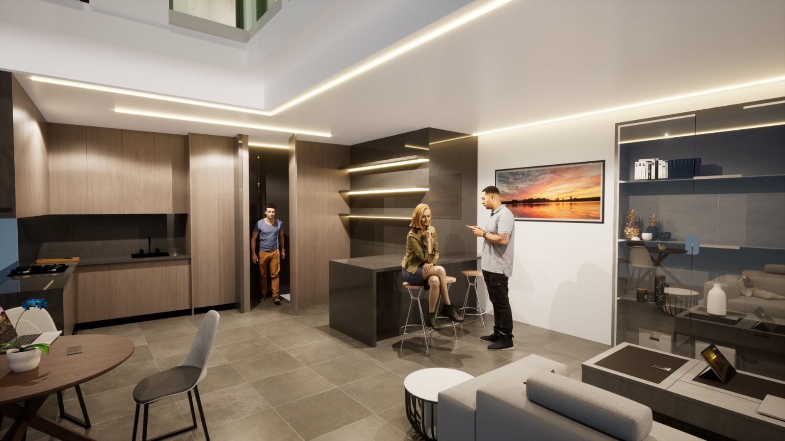 Adosado moderno de nueva construcción en el corazón de Calpe