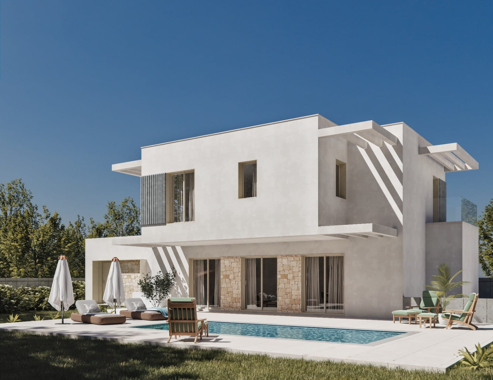 Residencial de obra nueva de villas de lujo en Finestrat