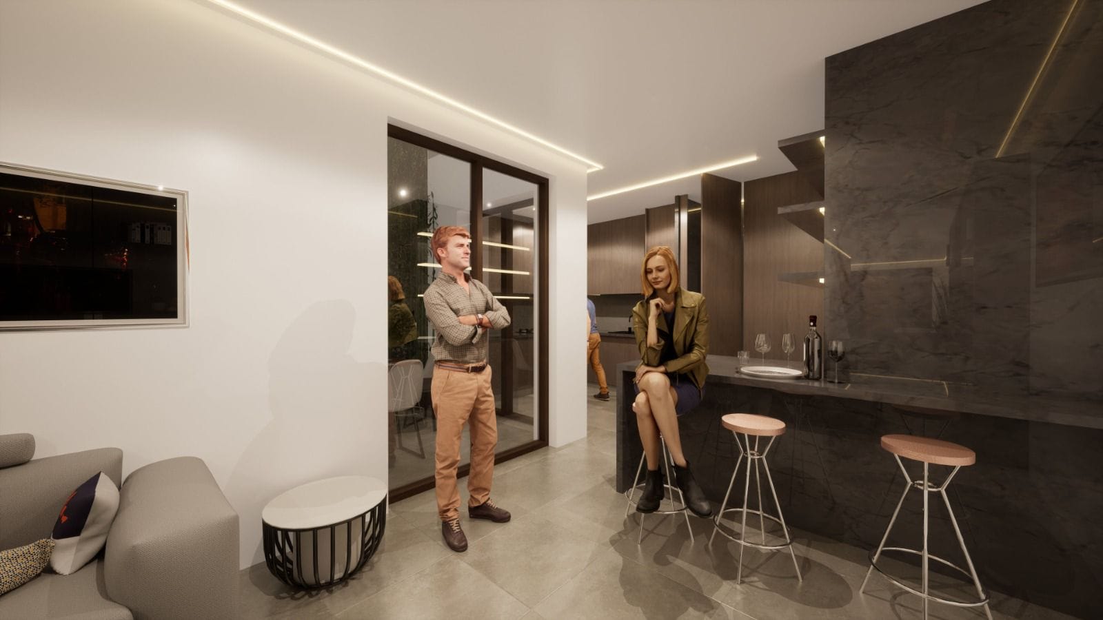 Adosado moderno de nueva construcción en el corazón de Calpe