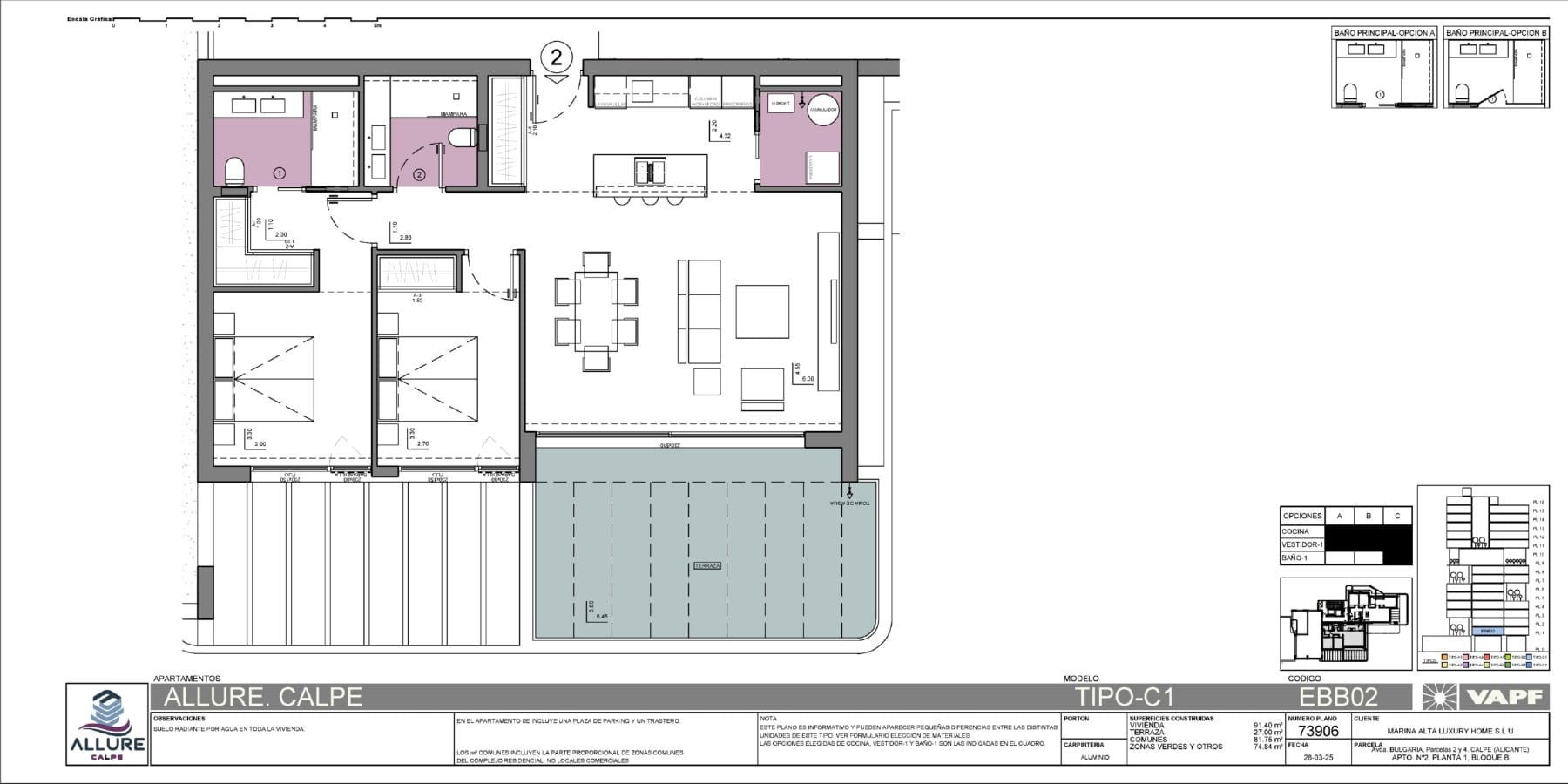 PROJEKT: LUKSUSOWE APARTAMENTY Z ZNAKOMITYM WIDOKIEM NA MORZE ZNAJDUJĄCE SIĘ ZJEDYNIE 500 M OD PLAŻY W CALPE