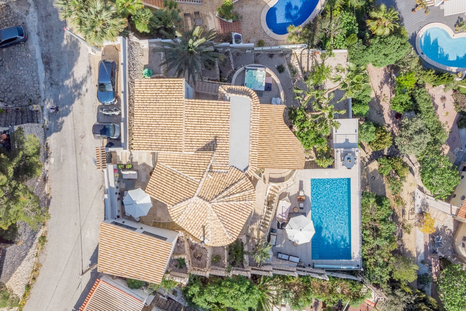 Villa moderna con vistas al mar a la venta en Calpe