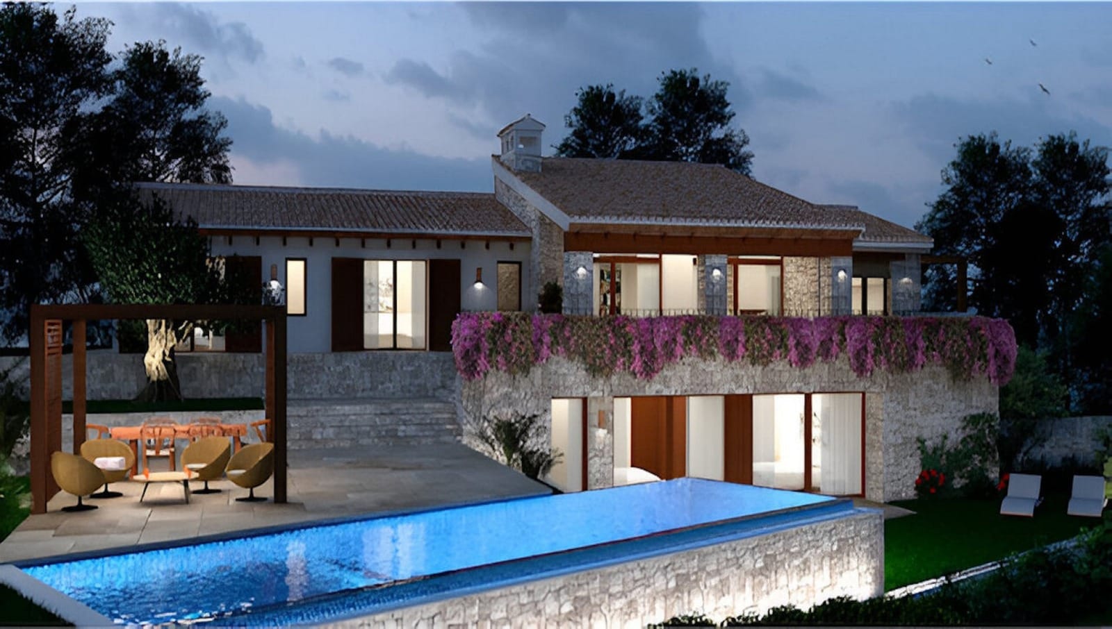 ENCANTADORA VILLA RÚSTICA CON IMPRESIONANTES VISTAS AL MAR EN CUMBRE DEL SOL