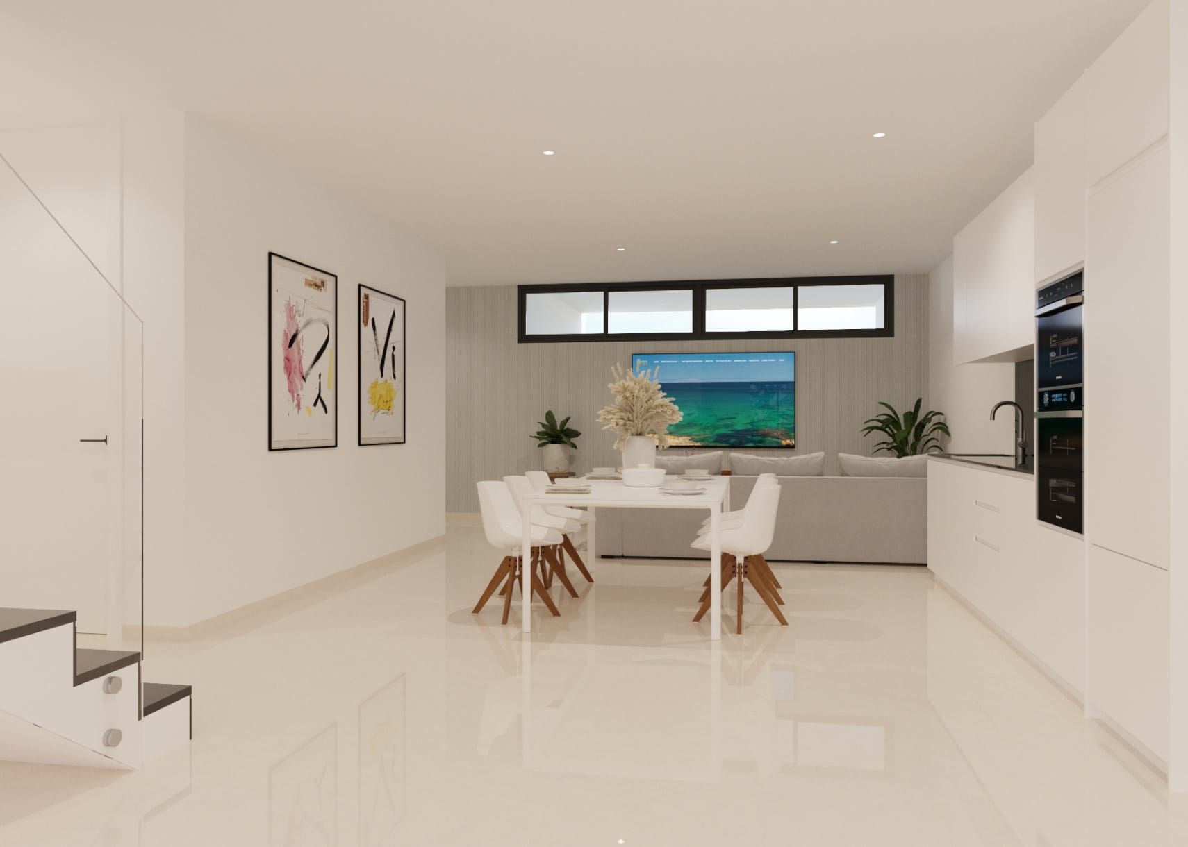Se vende villa de lujo con vistas al mar en complejo de 12 villas independientes en Finestrat