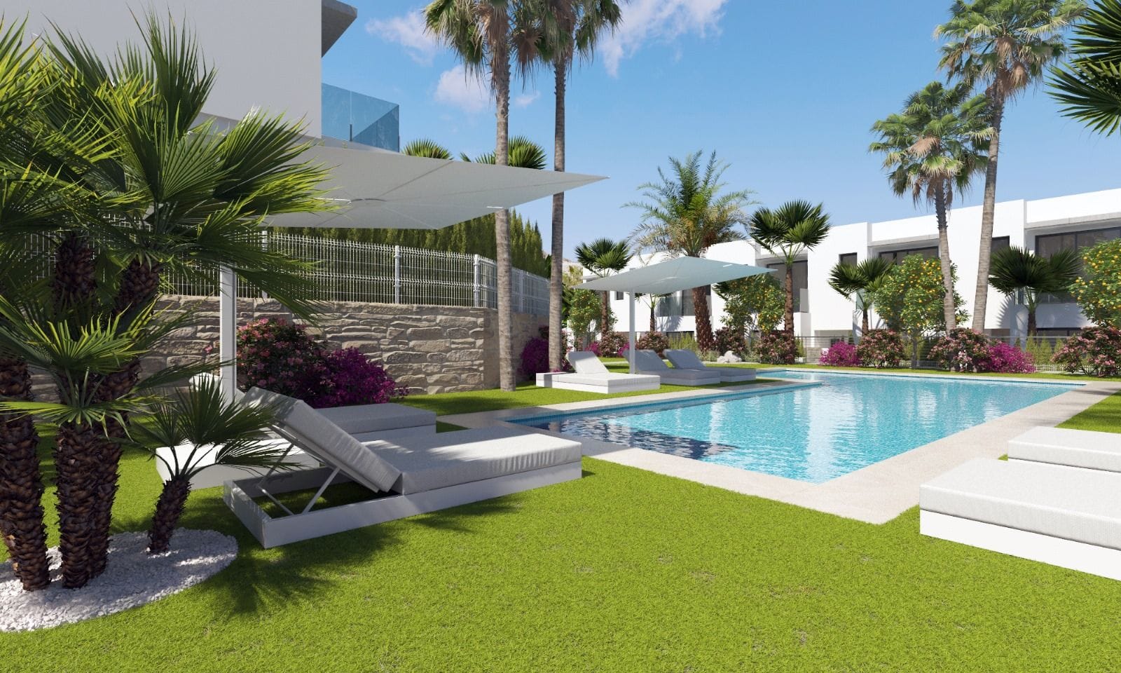 EN VENTA:  ADOSADOS DE OBRA NUEVA EN FINESTRAT A 3KM DEL MAR