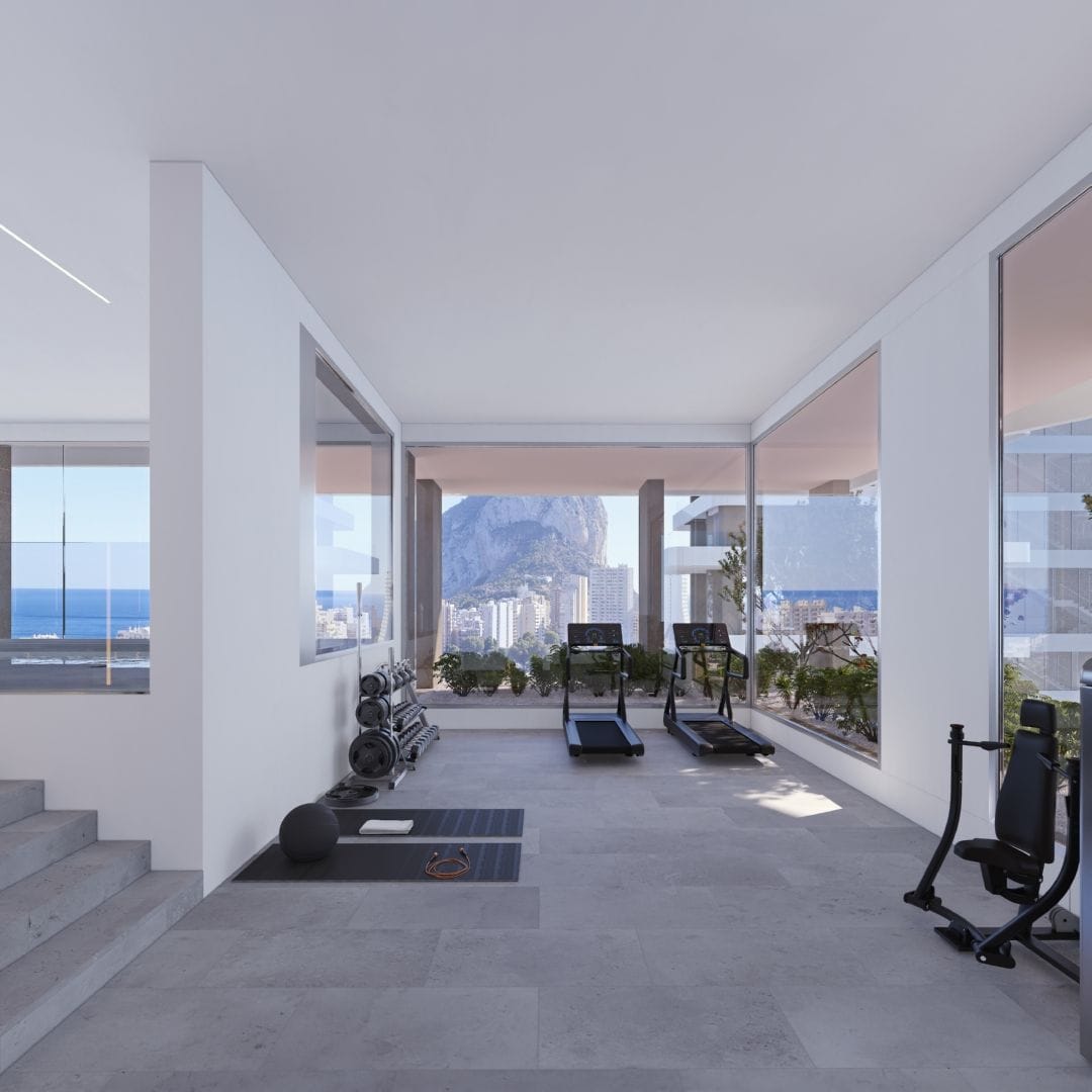 PROJEKT: LUKSUSOWE APARTAMENTY Z ZNAKOMITYM WIDOKIEM NA MORZE ZNAJDUJĄCE SIĘ ZJEDYNIE 500 M OD PLAŻY W CALPE