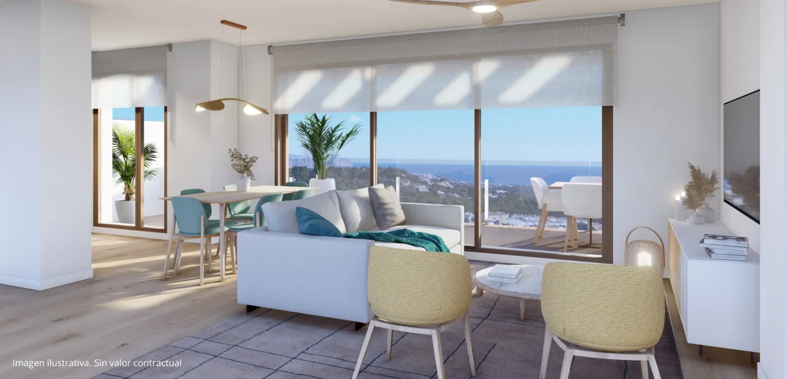 COMPLEJO DE 28 VIVIENDAS EN LA NUCIA CON VISTAS AL MAR