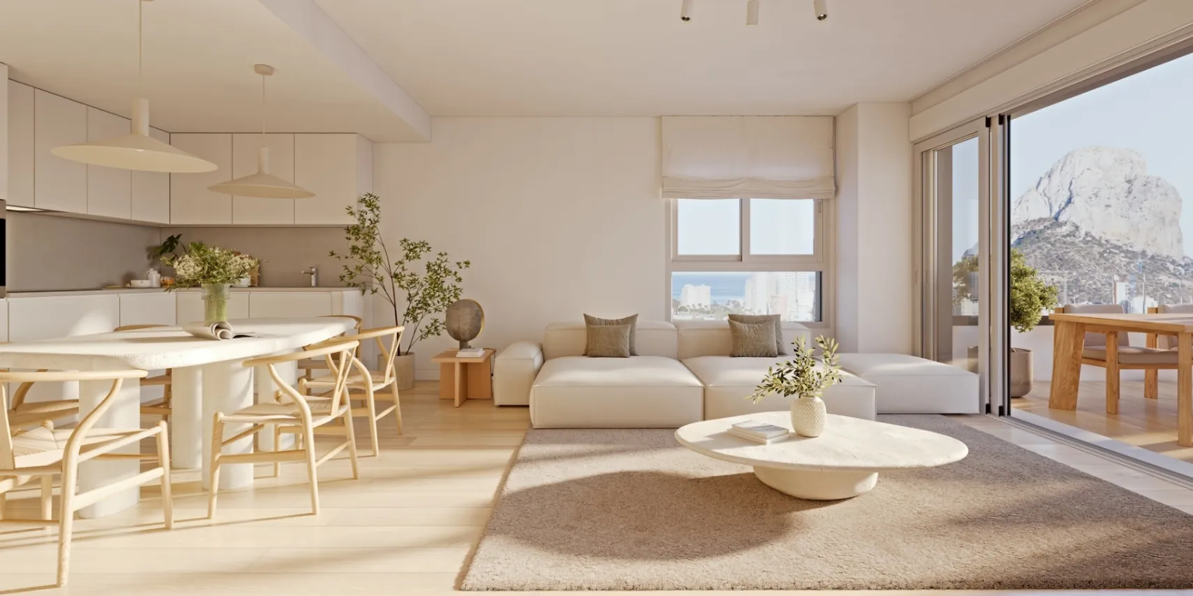 Apartamentos de Lujo de 2 y 3 Dormitorios en Calpe – Diseño Contemporáneo junto al Mar