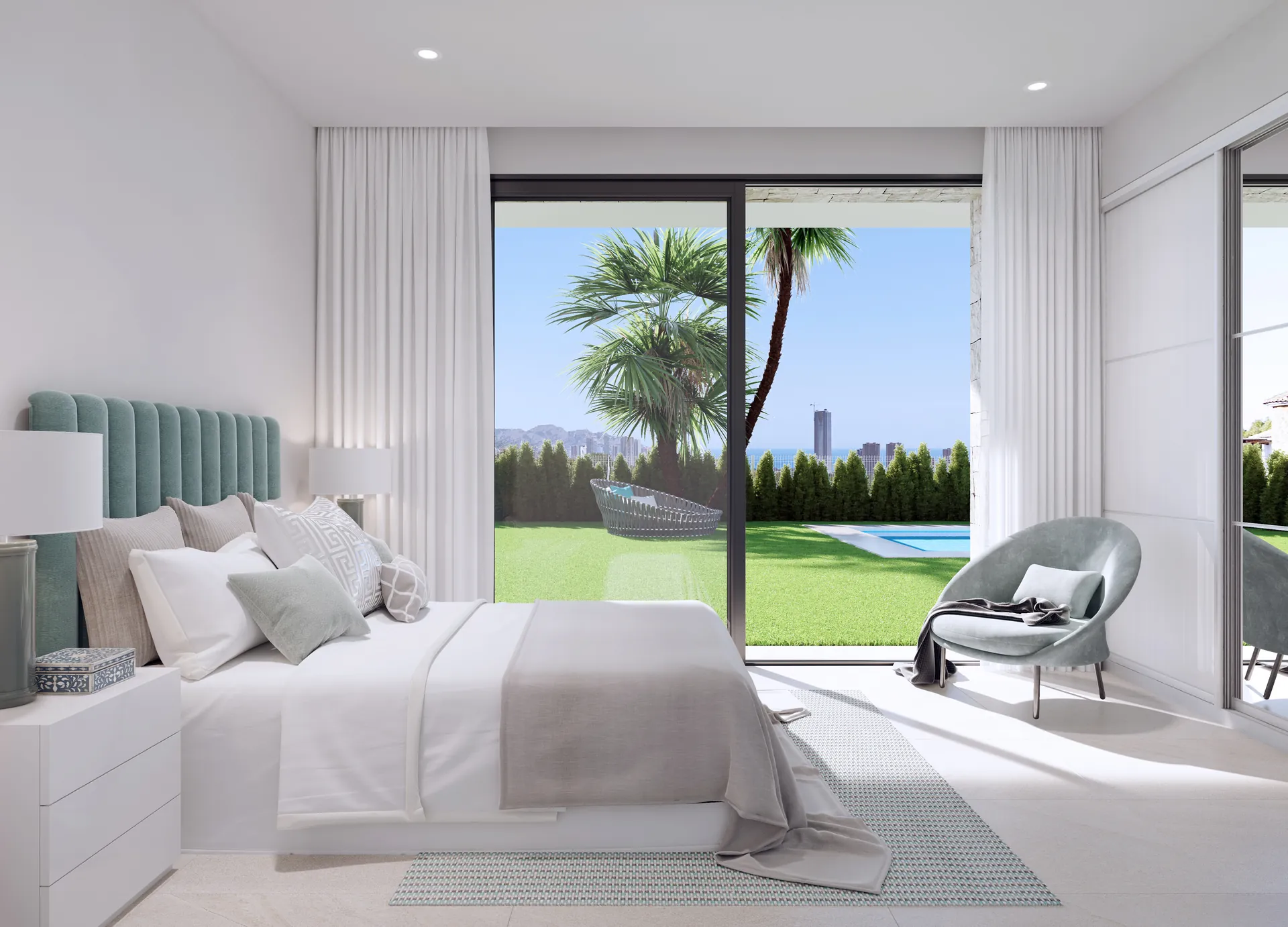 Residencial de obra nueva de bonitas villas en Finestrat