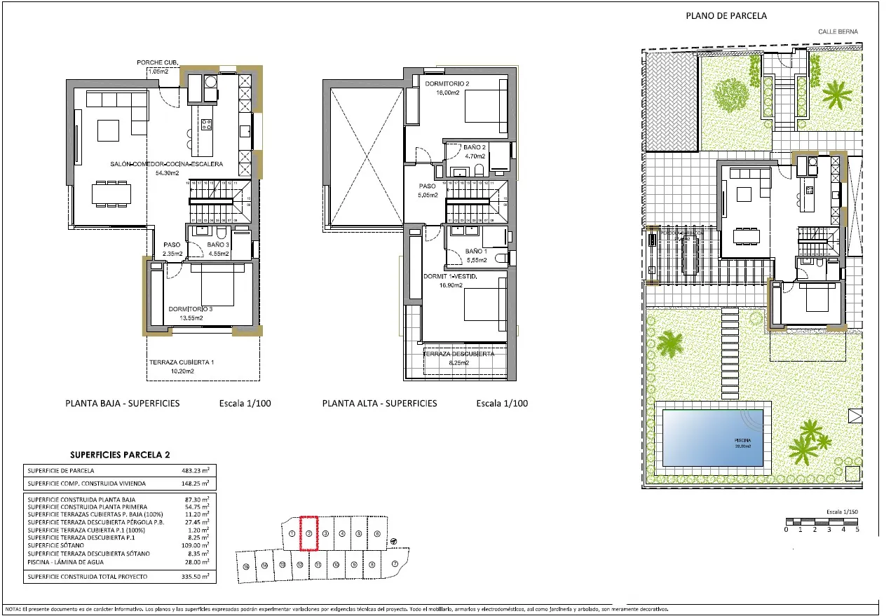 Residencial de obra nueva de bonitas villas en Finestrat