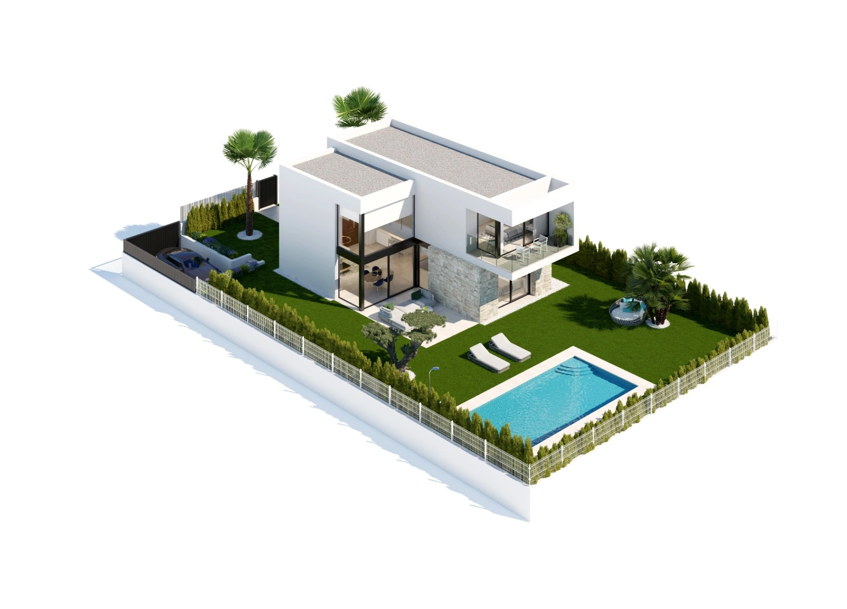 VILLA MODERNA CON PISCINA PRIVADA A LA VENTA EN FINESTRAT
