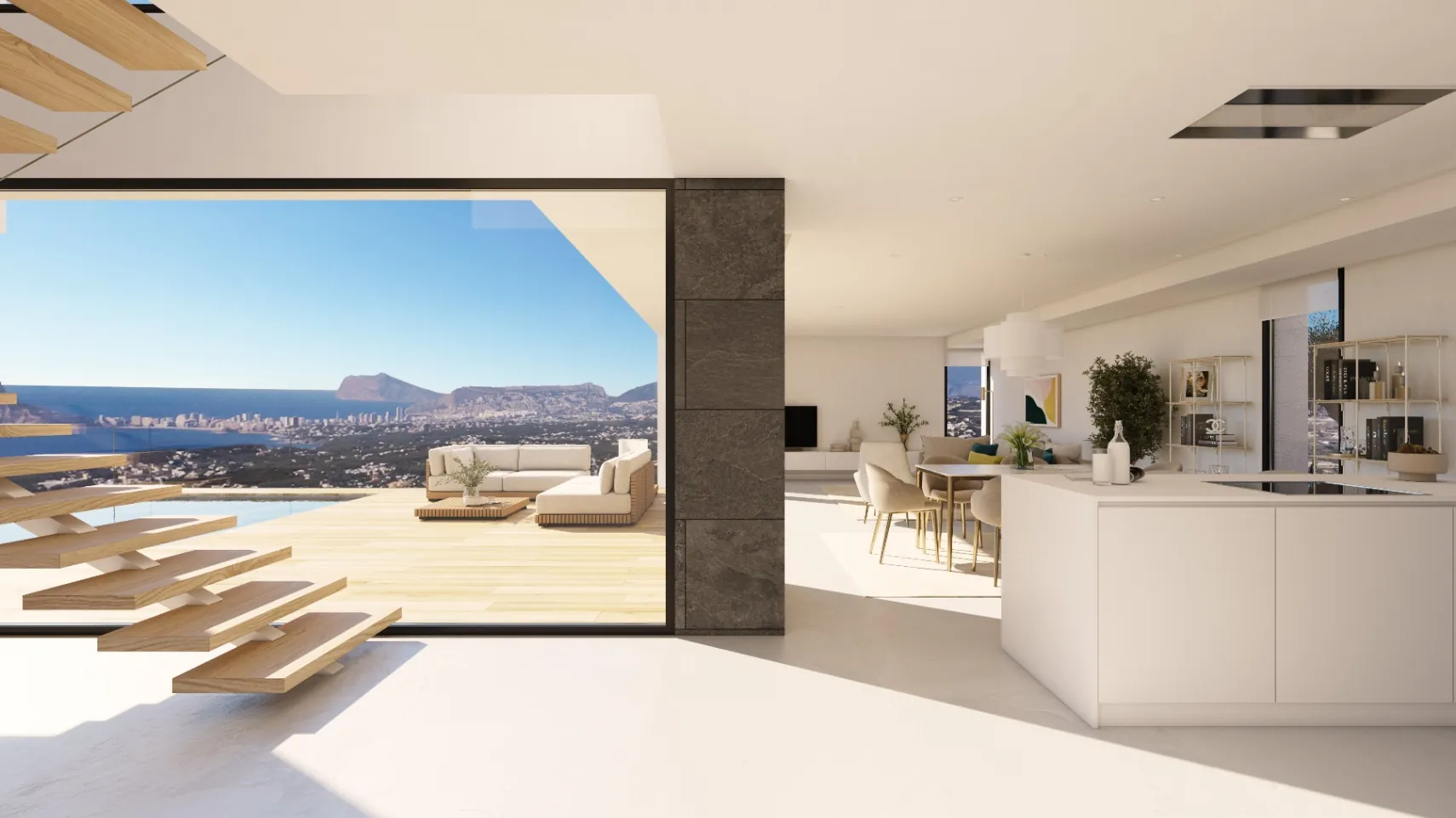 EXCLUSIVA VILLA DE DISEÑO CON VISTAS PANORÁMICAS AL MAR EN CUMBRE DEL SOL