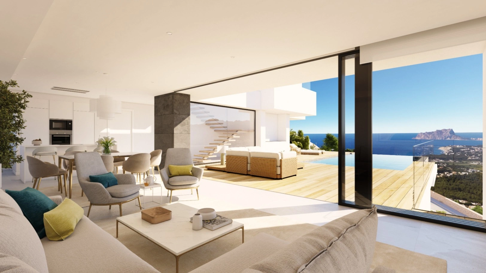 EXCLUSIVA VILLA DE DISEÑO CON VISTAS PANORÁMICAS AL MAR EN CUMBRE DEL SOL