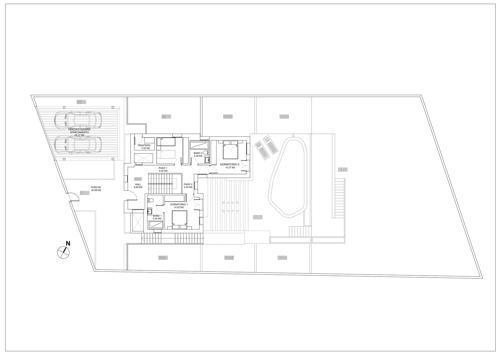 Villa Mediterránea de Obra Nueva con Piscina, Cerca de Moraira