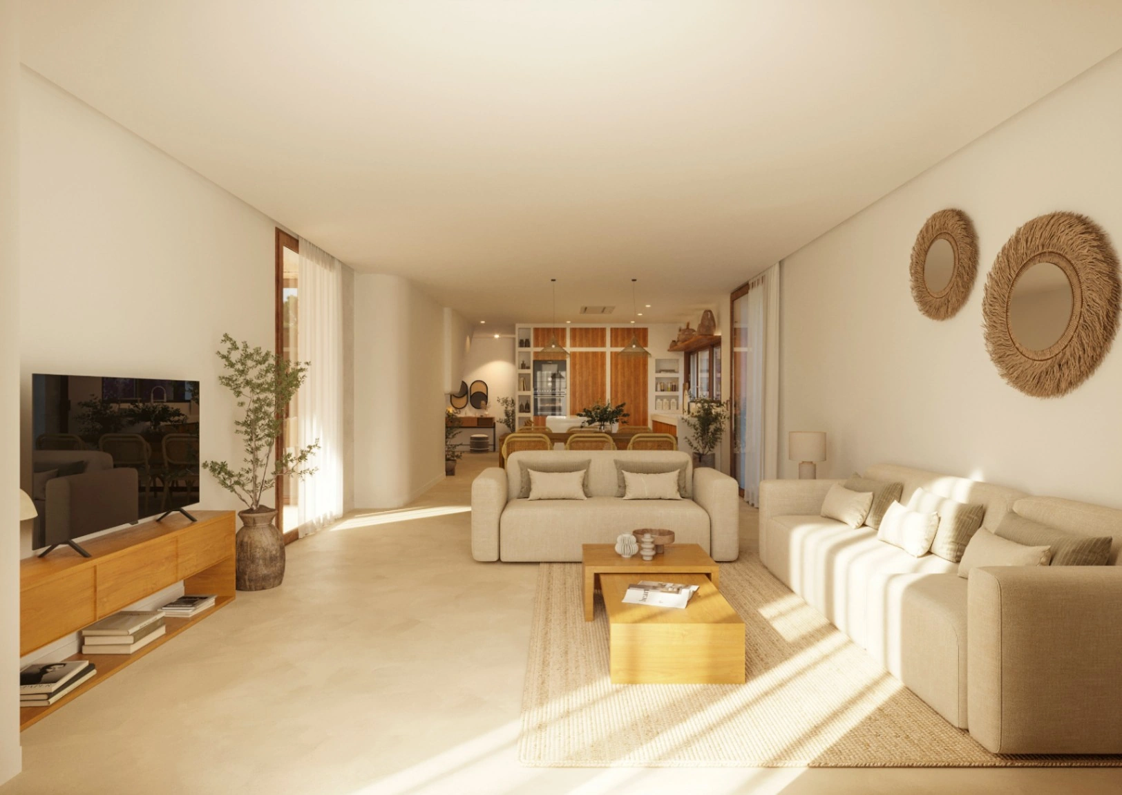 Villa Mediterránea de Obra Nueva con Piscina, Cerca de Moraira