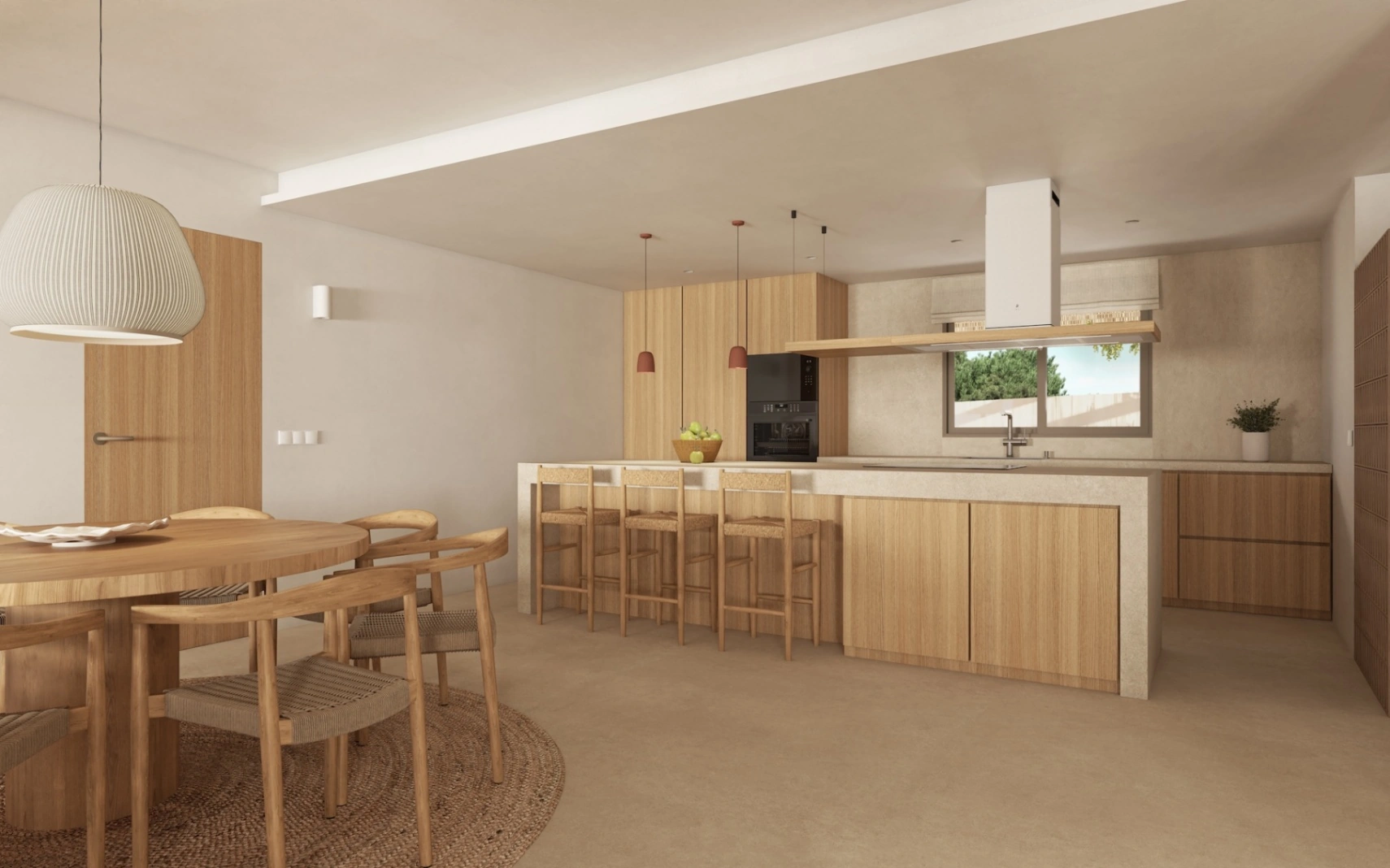 Villa mediterránea con diseño elegante y armonía entre interior y exterior en Calpe