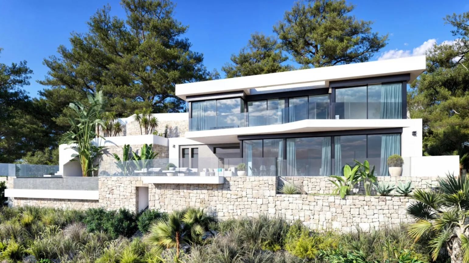 Villa de Obra Nueva en Benissa Costa con Vistas Panorámicas al Mar