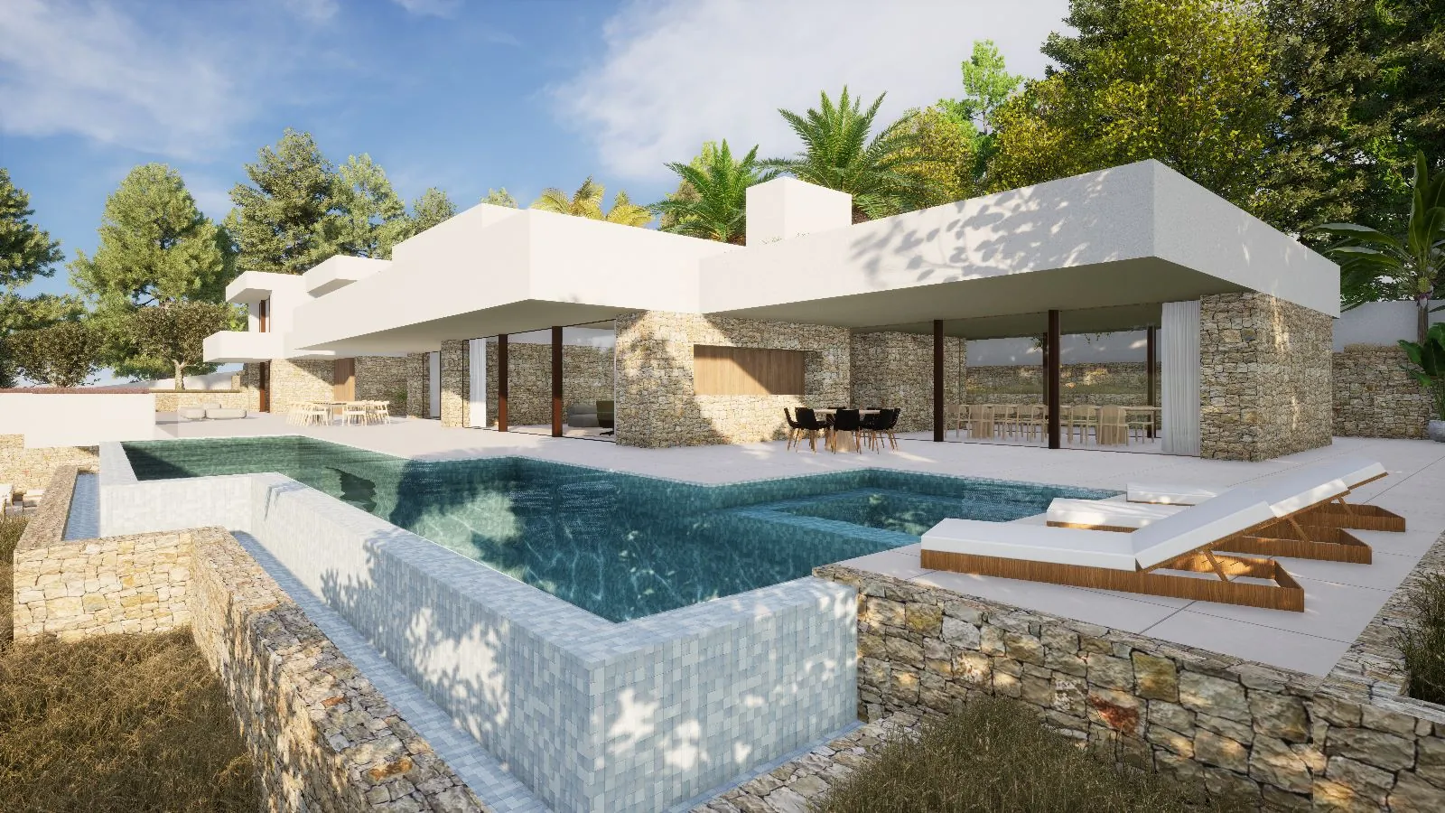 VILLA DE LUJO Y MODERNA A LA VENTA EN MORAIRA