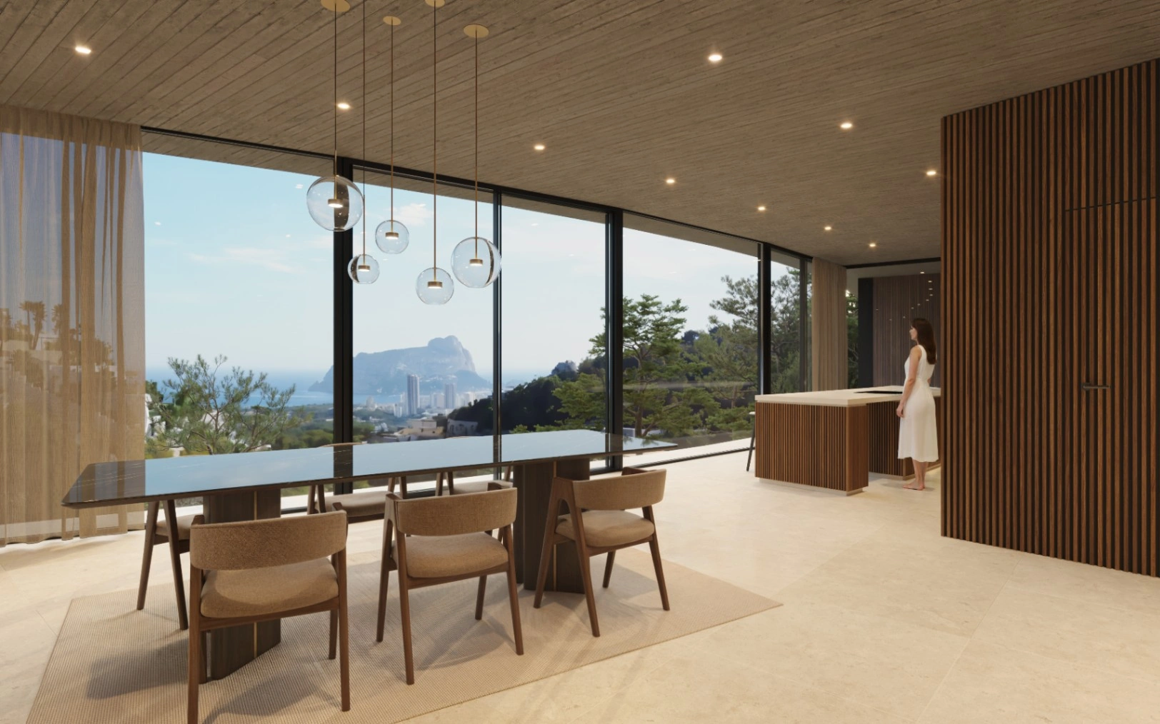 VILLA DE LUJO CON DISEÑO ÚNICO EN CONSTRUCCIÓN CON VISTAS AL MAR EN BENISSA