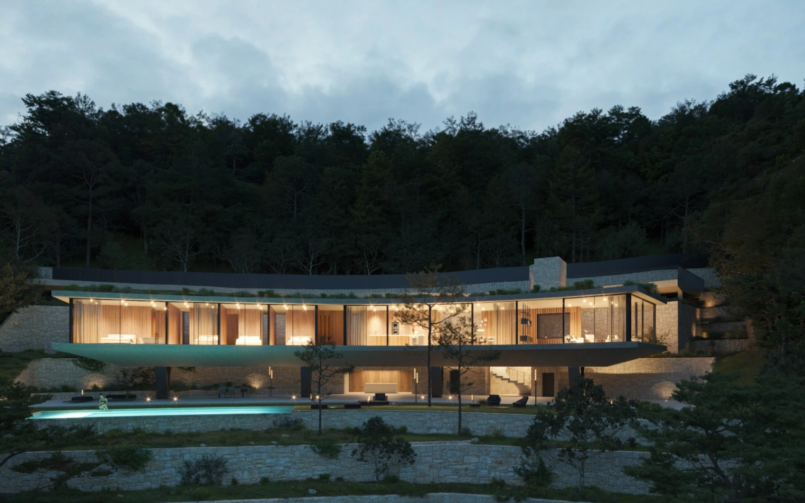 VILLA DE LUJO CON DISEÑO ÚNICO EN CONSTRUCCIÓN CON VISTAS AL MAR EN BENISSA