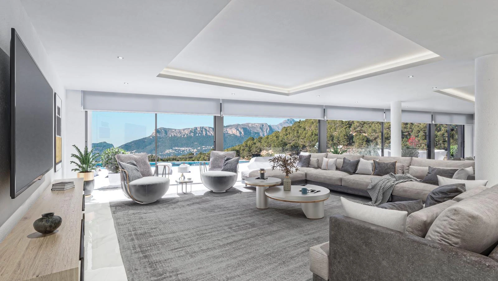 Exclusiva Villa Moderna con Vistas Panorámicas al Mar en Raco de Galeno, Benissa