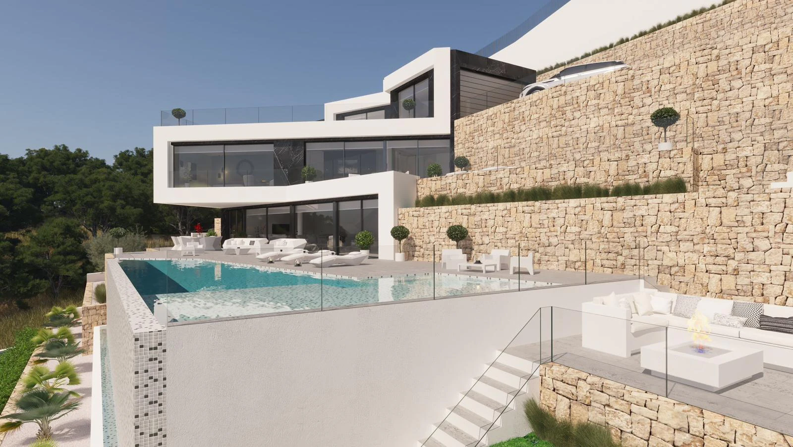 Exclusiva Villa Moderna con Vistas Panorámicas al Mar en Raco de Galeno, Benissa